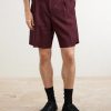 Leather-Trimmed Suede Sneakers - OU Leather-Trimmed Suede Sneakers - OU