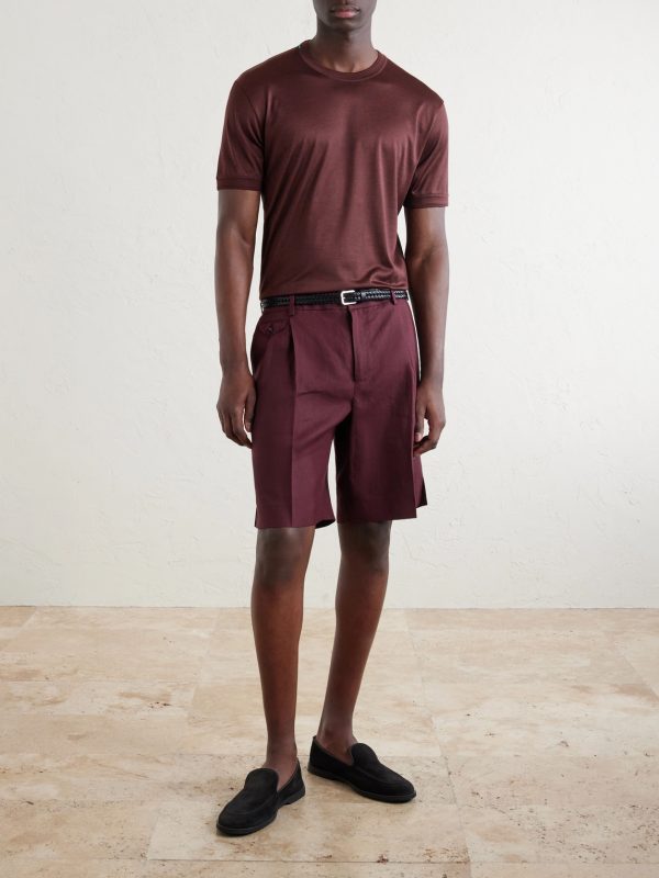 Silk-Jersey T-Shirt - OU Silk-Jersey T-Shirt - OU