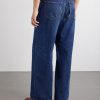 Belted Wide-Leg Jeans - BK