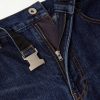 Belted Wide-Leg Jeans - E1