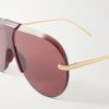 Aviator-style gold-tone and tortoiseshell acetate sunglasses - CU Aviator-style gold-tone and tortoiseshell acetate sunglasses - CU