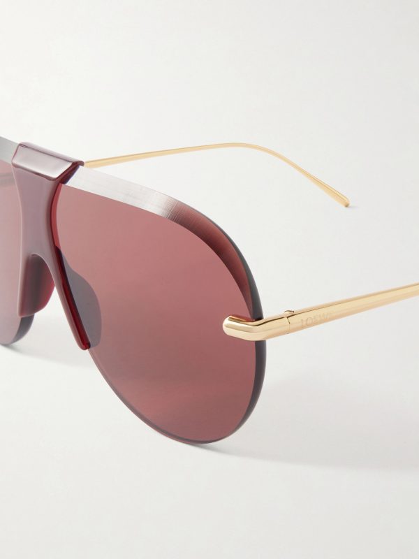 Aviator-style gold-tone and tortoiseshell acetate sunglasses - CU Aviator-style gold-tone and tortoiseshell acetate sunglasses - CU