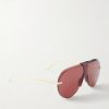 Aviator-style gold-tone and tortoiseshell acetate sunglasses - FR Aviator-style gold-tone and tortoiseshell acetate sunglasses - FR