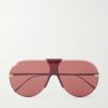 Aviator-style gold-tone and tortoiseshell acetate sunglasses Aviator-style gold-tone and tortoiseshell acetate sunglasses