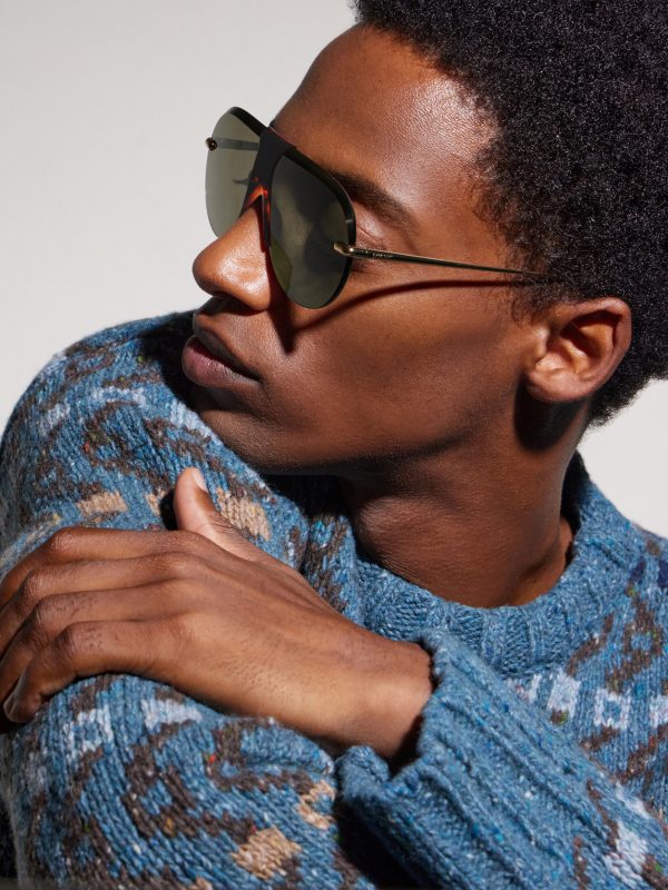 Aviator-style gold-tone and tortoiseshell acetate sunglasses - BK