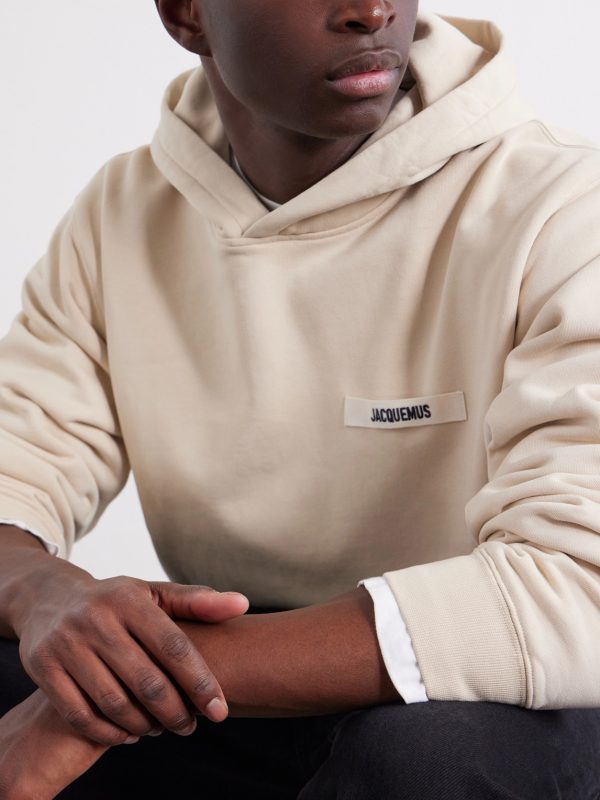 Logo-Appliquéd Cotton-Jersey Hoodie - CU