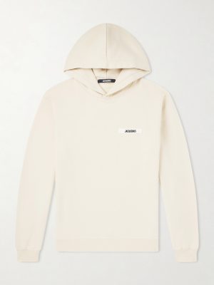 Logo-Appliquéd Cotton-Jersey Hoodie Logo-Appliquéd Cotton-Jersey Hoodie