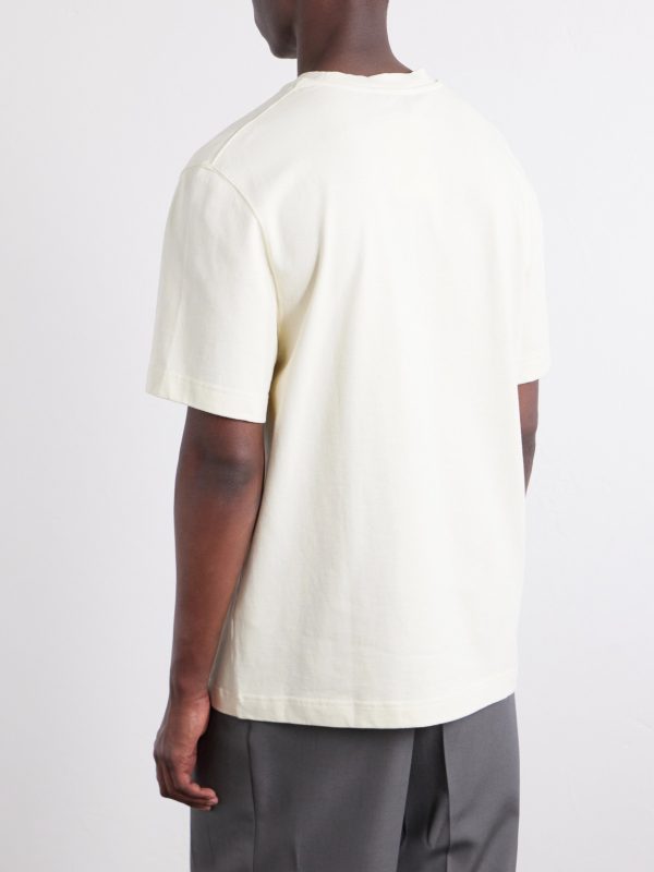 Logo-Appliquéd Cotton-Jersey T-Shirt - BK