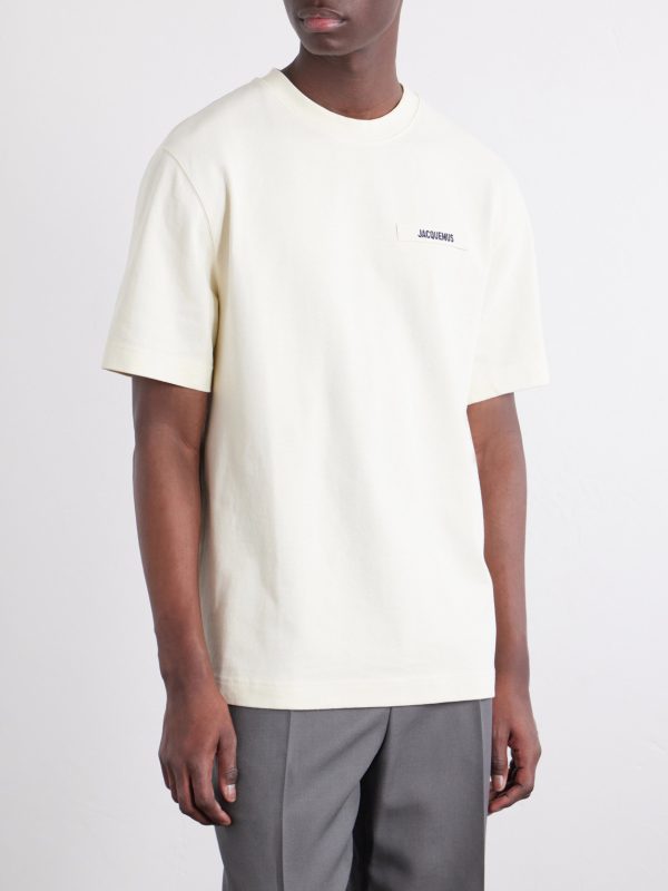 Logo-Appliquéd Cotton-Jersey T-Shirt - FR