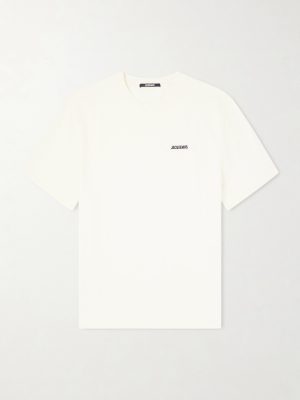 Logo-Appliquéd Cotton-Jersey T-Shirt