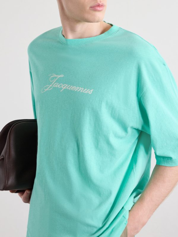 Logo-Print Cotton and Hemp-Blend T-Shirt - CU