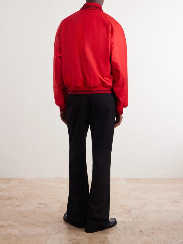 Logo-Embroidered Cotton Blouson Jacket - BK Logo-Embroidered Cotton Blouson Jacket - BK