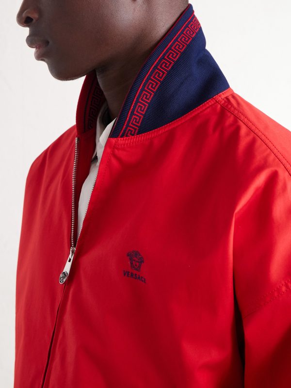 Logo-Embroidered Cotton Blouson Jacket - CU Logo-Embroidered Cotton Blouson Jacket - CU