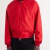 Logo-Embroidered Cotton Blouson Jacket - FR Logo-Embroidered Cotton Blouson Jacket - FR
