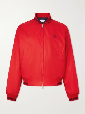 Logo-Embroidered Cotton Blouson Jacket Logo-Embroidered Cotton Blouson Jacket