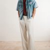 Camp-Collar Cotton-Poplin Shirt - OU
