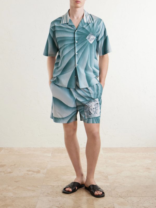 Camp-Collar Cotton-Poplin Shirt - OU2