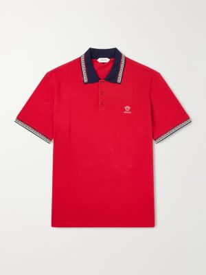 Logo-Embroidered Cotton-Piqué Polo Shirt Logo-Embroidered Cotton-Piqué Polo Shirt