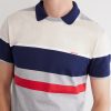Logo-Embroidered Striped Cotton-Jersey Polo Shirt - E1 Logo-Embroidered Striped Cotton-Jersey Polo Shirt - E1