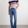 Logo-Embroidered Striped Cotton-Jersey Polo Shirt - OU Logo-Embroidered Striped Cotton-Jersey Polo Shirt - OU