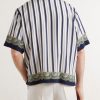 Striped Silk-Crepe de Chine Shirt - BK