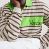 Polo Striped Cotton Jersey Polo Shirt - CU