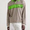 Polo Striped Cotton Jersey Polo Shirt - FR