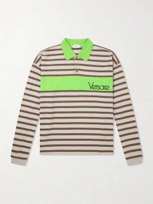 Polo Striped Cotton Jersey Polo Shirt Polo Striped Cotton Jersey Polo Shirt