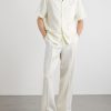 Striped Cotton and Silk-Blend Jacquard Shirt - OU Striped Cotton and Silk-Blend Jacquard Shirt - OU