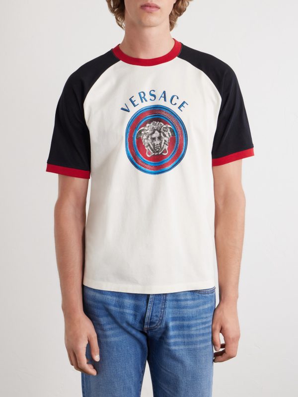 Logo-Print Cotton-Jersey T-Shirt - FR