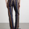 Straight-Leg Striped Jeans - BK Straight-Leg Striped Jeans - BK