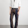 Straight-Leg Striped Jeans - OU Straight-Leg Striped Jeans - OU