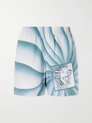 Wide-leg Printed Cotton-Poplin Shorts Wide-leg Printed Cotton-Poplin Shorts