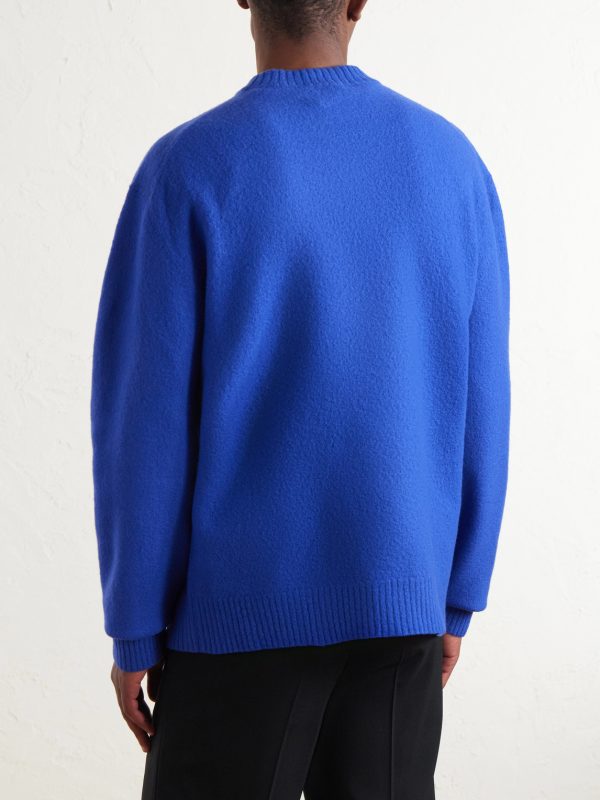 Boiled Wool Sweater - BK Boiled Wool Sweater - BK