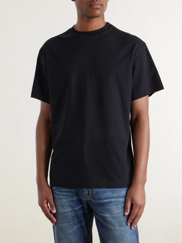 Three-Pack Logo-Appliquéd Cotton-Jersey T-Shirts - E1 Three-Pack Logo-Appliquéd Cotton-Jersey T-Shirts - E1