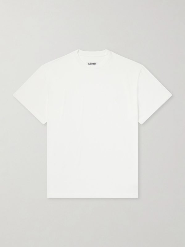 Three-Pack Logo-Appliquéd Cotton-Jersey T-Shirts