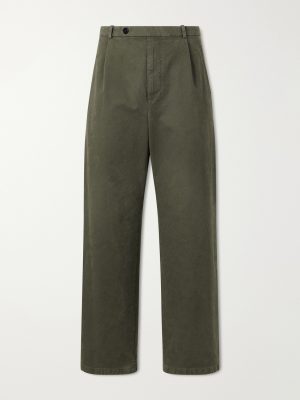 Straight-Leg Cotton-Drill Trousers Straight-Leg Cotton-Drill Trousers