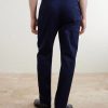 Straight-Leg Cotton-Blend Twill Trousers - BK