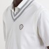 Logo-Embroidered Cotton Golf Sweater Vest - CU Logo-Embroidered Cotton Golf Sweater Vest - CU