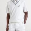 Logo-Embroidered Cotton Golf Sweater Vest - FR Logo-Embroidered Cotton Golf Sweater Vest - FR