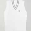 Logo-Embroidered Cotton Golf Sweater Vest Logo-Embroidered Cotton Golf Sweater Vest