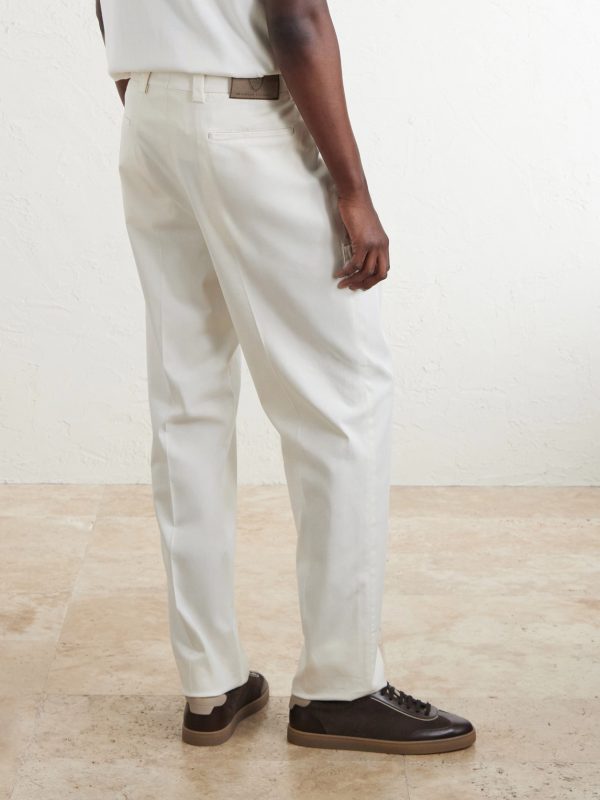 Straight-Leg Cotton-Blend Golf Trousers - BK