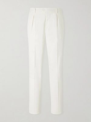 Straight-Leg Cotton-Blend Golf Trousers