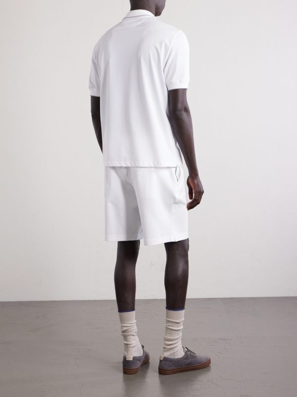 Logo-Appliquéd Jersey Polo Shirt - BK