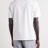 Logo-Appliquéd Wool Polo Shirt - BK Logo-Appliquéd Wool Polo Shirt - BK