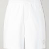 Straight-Leg Logo-Embroidered Cotton-Jersey Tennis Shorts