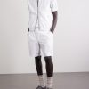 Straight-Leg Logo-Embroidered Cotton-Jersey Tennis Shorts - OU