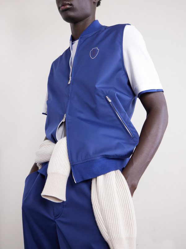 Logo-Appliquéd Tech-Shell Gilet - CU