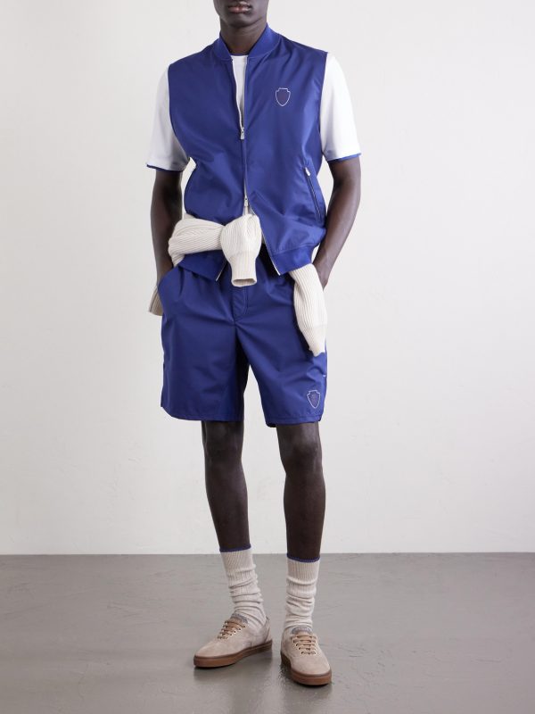 Logo-Appliquéd Tech-Shell Gilet - OU