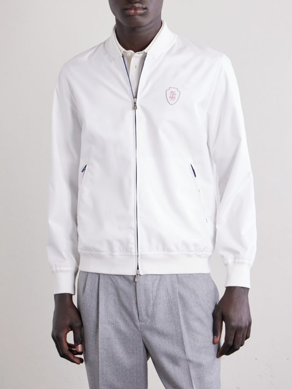 Logo-Appliquéd Shell Jacket - FR